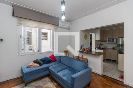 Sala de apartamento à venda com 2 quartos, 70m² em São João, Porto Alegre