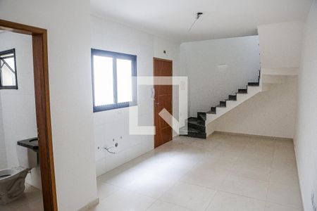 Sala - Sala de Jantar - Cozinha de apartamento à venda com 2 quartos, 86m² em Jardim Alvorada, Santo André