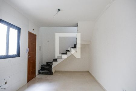 Sala - Sala de Jantar - Cozinha de apartamento à venda com 2 quartos, 86m² em Jardim Alvorada, Santo André
