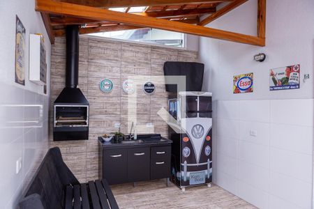 Casa de condomínio à venda com 75m², 2 quartos e 1 vagaÁrea gourmet