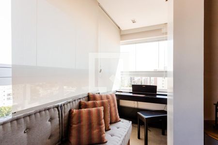 Varanda da Sala de apartamento para alugar com 3 quartos, 96m² em Campestre, Santo André