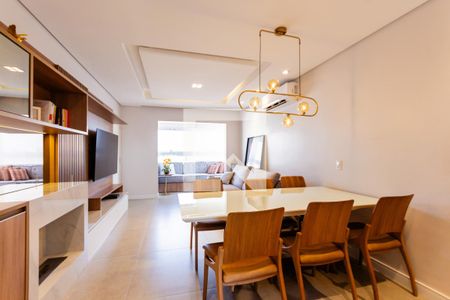 Sala de apartamento para alugar com 3 quartos, 96m² em Campestre, Santo André