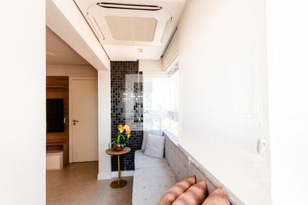 Varanda da Sala de apartamento para alugar com 3 quartos, 96m² em Campestre, Santo André