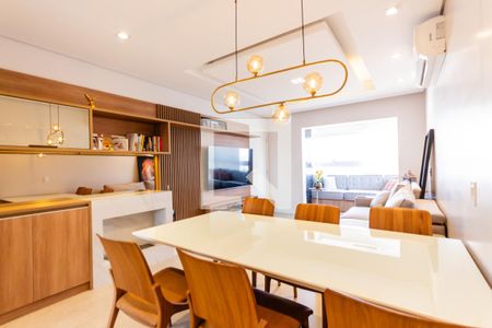 Sala de apartamento para alugar com 3 quartos, 96m² em Campestre, Santo André