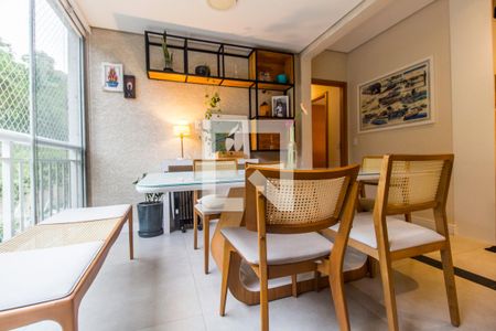 Sala de Jantar de apartamento à venda com 3 quartos, 116m² em Tamboré, Santana de Parnaíba