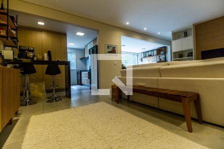 Sala de apartamento à venda com 3 quartos, 116m² em Tamboré, Santana de Parnaíba