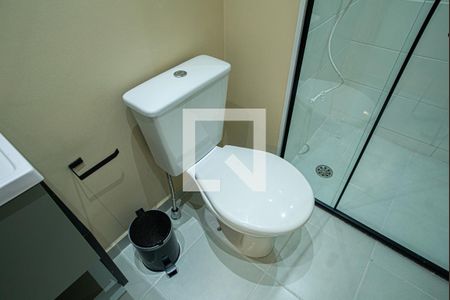 Studio para alugar com 25m², 1 quarto e sem vaga Studio para alugar com 25m², 1 quarto e sem vagaBanheiro