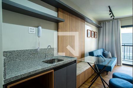 Studio para alugar com 25m², 1 quarto e sem vaga Studio para alugar com 25m², 1 quarto e sem vagaCozinha