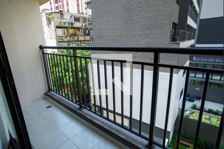 Varanda do Studio de kitnet/studio para alugar com 1 quarto, 25m² em Bela Vista, São Paulo