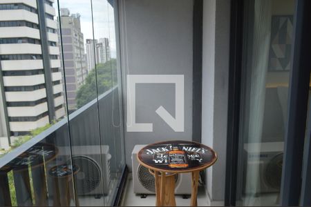 Studio para alugar com 23m², 1 quarto e sem vagaVaranda