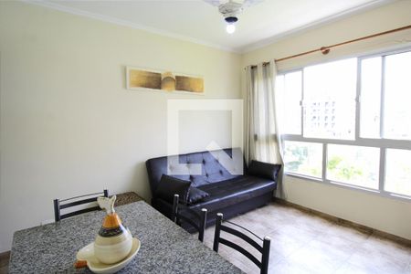 Sala de apartamento para alugar com 1 quarto, 50m² em Parque Enseada, Guarujá