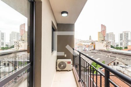 Studio à venda com 26m², 1 quarto e sem vagaVaranda