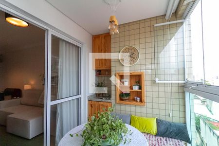 Varanda Gourmet de apartamento à venda com 2 quartos, 68m² em Rudge Ramos, São Bernardo do Campo