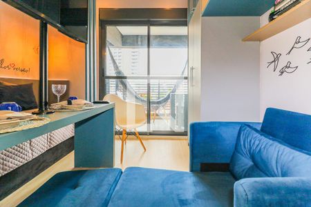 Sala de apartamento à venda com 1 quarto, 24m² em Jardim das Acácias, São Paulo