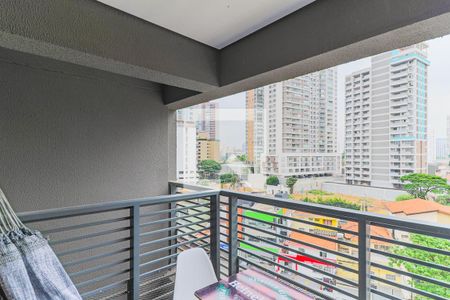 Varanda de apartamento à venda com 1 quarto, 24m² em Jardim das Acácias, São Paulo