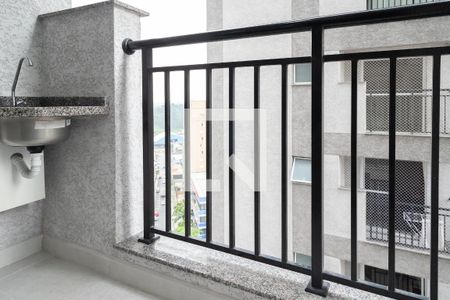 Sacada  de apartamento à venda com 2 quartos, 48m² em Centro, São Bernardo do Campo