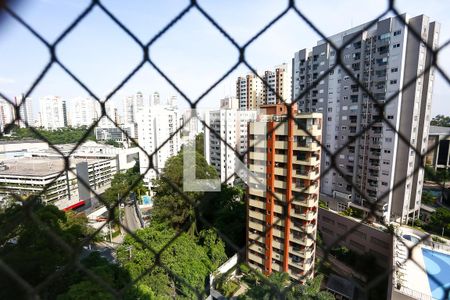 Varanda gourmet vista de apartamento à venda com 2 quartos, 80m² em Vila Andrade, São Paulo