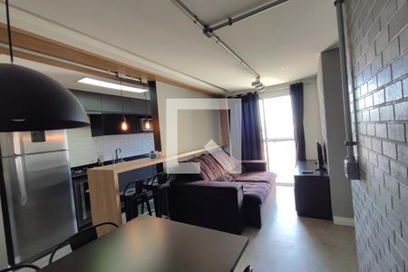 Sala de Estar e Jantar de apartamento para alugar com 2 quartos, 55m² em Vila Satúrnia, Campinas