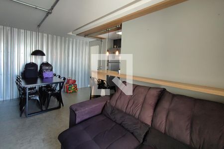 Sala de Estar e Jantar de apartamento para alugar com 2 quartos, 55m² em Vila Satúrnia, Campinas