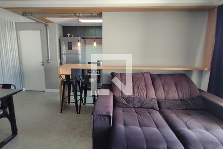 Sala de Estar e Jantar de apartamento para alugar com 2 quartos, 55m² em Vila Satúrnia, Campinas