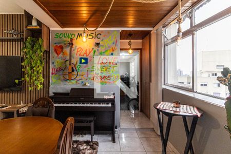 Sala de apartamento à venda com 2 quartos, 79m² em República, São Paulo