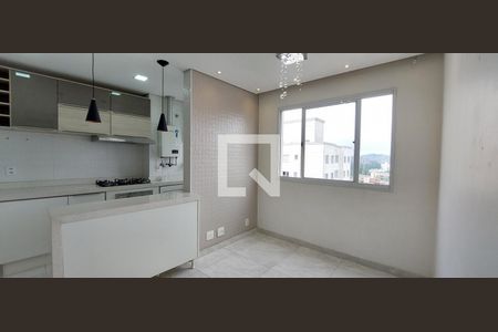 Sala de apartamento à venda com 3 quartos, 84m² em Parque São Vicente, Mauá