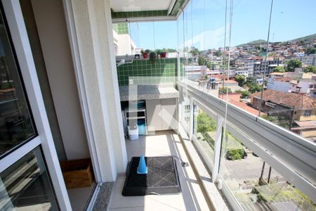 Varanda da Sala de apartamento para alugar com 2 quartos, 130m² em Pechincha, Rio de Janeiro