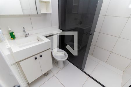 Banheiro da Suíte 1 de apartamento à venda com 2 quartos, 50m² em Vila Carmosina, São Paulo