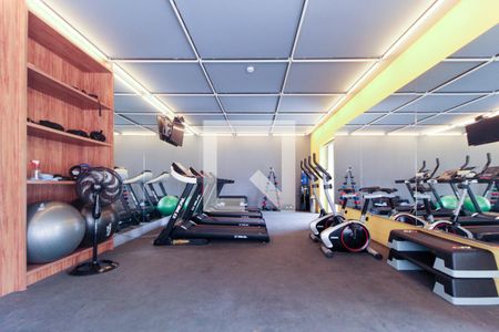 Apartamento para alugar com 27m², 1 quarto e sem vaga Apartamento para alugar com 27m², 1 quarto e sem vagaÁrea comum - Academia