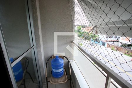 Varanda da Sala de apartamento à venda com 2 quartos, 62m² em Taquara, Rio de Janeiro