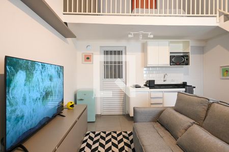Sala/Cozinha de kitnet/studio para alugar com 1 quarto, 40m² em Aclimação, São Paulo