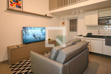 Sala/Cozinha de kitnet/studio para alugar com 1 quarto, 40m² em Aclimação, São Paulo