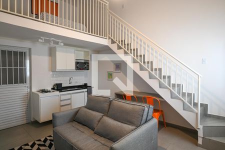 Sala/Cozinha de kitnet/studio para alugar com 1 quarto, 40m² em Aclimação, São Paulo