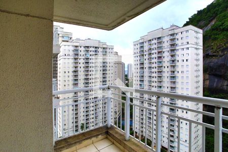 Varanda da Sala de apartamento para alugar com 2 quartos, 63m² em Marapé, Santos