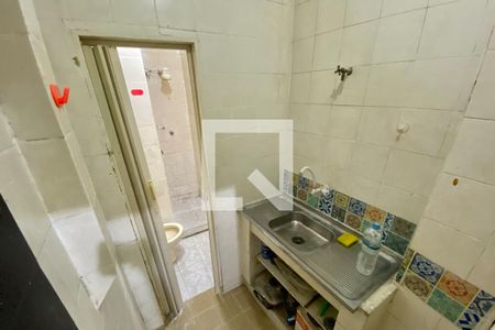 Cozinha de kitnet/studio para alugar com 1 quarto, 20m² em Flamengo, Rio de Janeiro