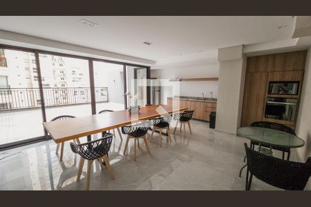 Studio à venda com 25m², 1 quarto e sem vagaÁrea gourmet