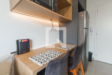 Sala e Cozinha de kitnet/studio à venda com 1 quarto, 25m² em Santana, São Paulo