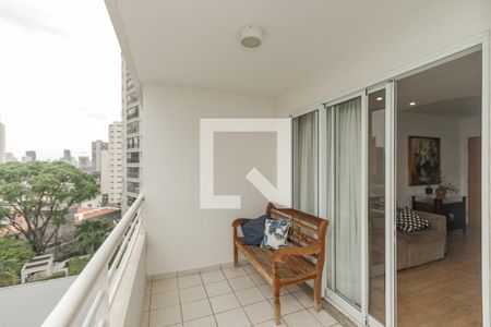 Varanda de apartamento à venda com 3 quartos, 101m² em Santo Amaro, São Paulo