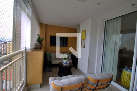 Varanda gourmet de apartamento à venda com 3 quartos, 141m² em Jardim Monte Kemel, São Paulo