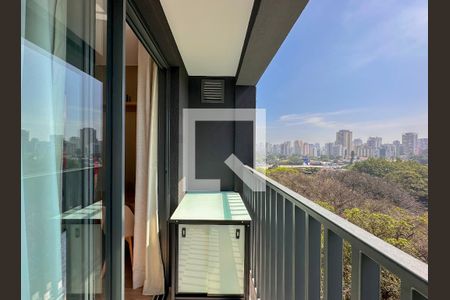 Sacada de kitnet/studio para alugar com 0 quarto, 23m² em Brooklin Paulista, São Paulo
