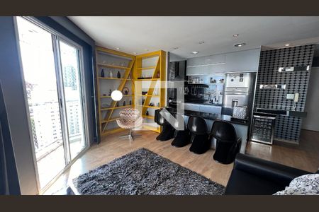Sala  de apartamento à venda com 2 quartos, 60m² em Pinheiros, São Paulo