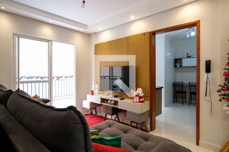 Sala de apartamento à venda com 2 quartos, 69m² em Olímpico, São Caetano do Sul