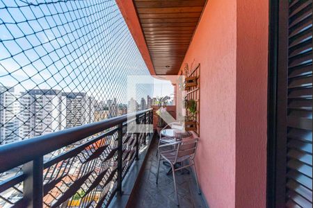 Apartamento à venda com 160m², 3 quartos e 2 vagasVaranda do Quarto 2 e 3