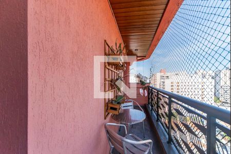 Apartamento à venda com 160m², 3 quartos e 2 vagasVaranda do Quarto 2 e 3