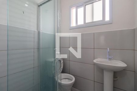 Banheiro de kitnet/studio para alugar com 1 quarto, 50m² em Ana Cristina Ii, Jandira