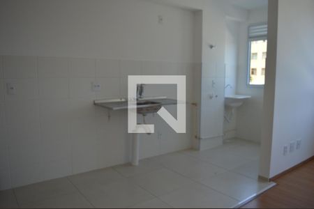 Cozinha de apartamento para alugar com 2 quartos, 48m² em Santa Maria, Belo Horizonte