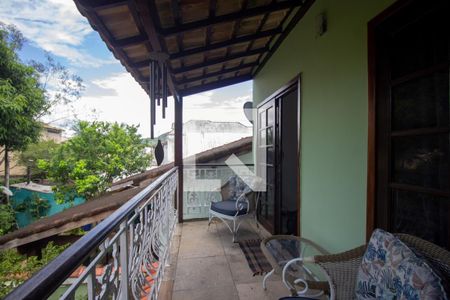 Varanda de casa de condomínio à venda com 4 quartos, 180m² em Vargem Pequena, Rio de Janeiro