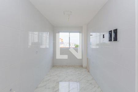 Cozinha de apartamento à venda com 2 quartos, 56m² em Estrela do Oriente, Belo Horizonte