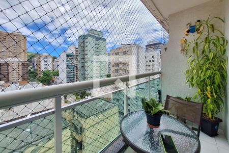 Varanda da Sala de apartamento à venda com 3 quartos, 146m² em Icaraí, Niterói