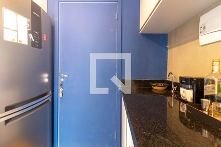 Cozinha de apartamento para alugar com 1 quarto, 31m² em Ferreira, São Paulo